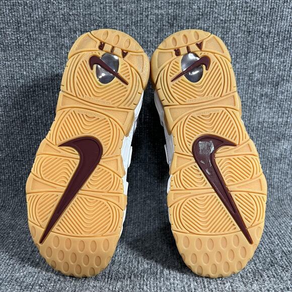 Nike Air More Uptempo GS Shoes Size 5Y White Team Red Gum FJ2846-100 - Picture 7 of 9